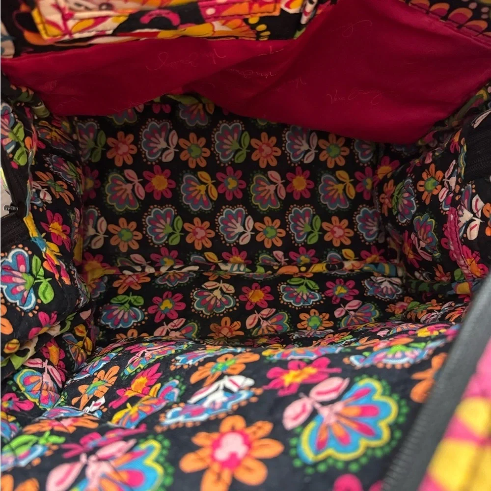 Vera Bradley Disney Parks Midnight with Mickey Quilted Backpack Retired Rare